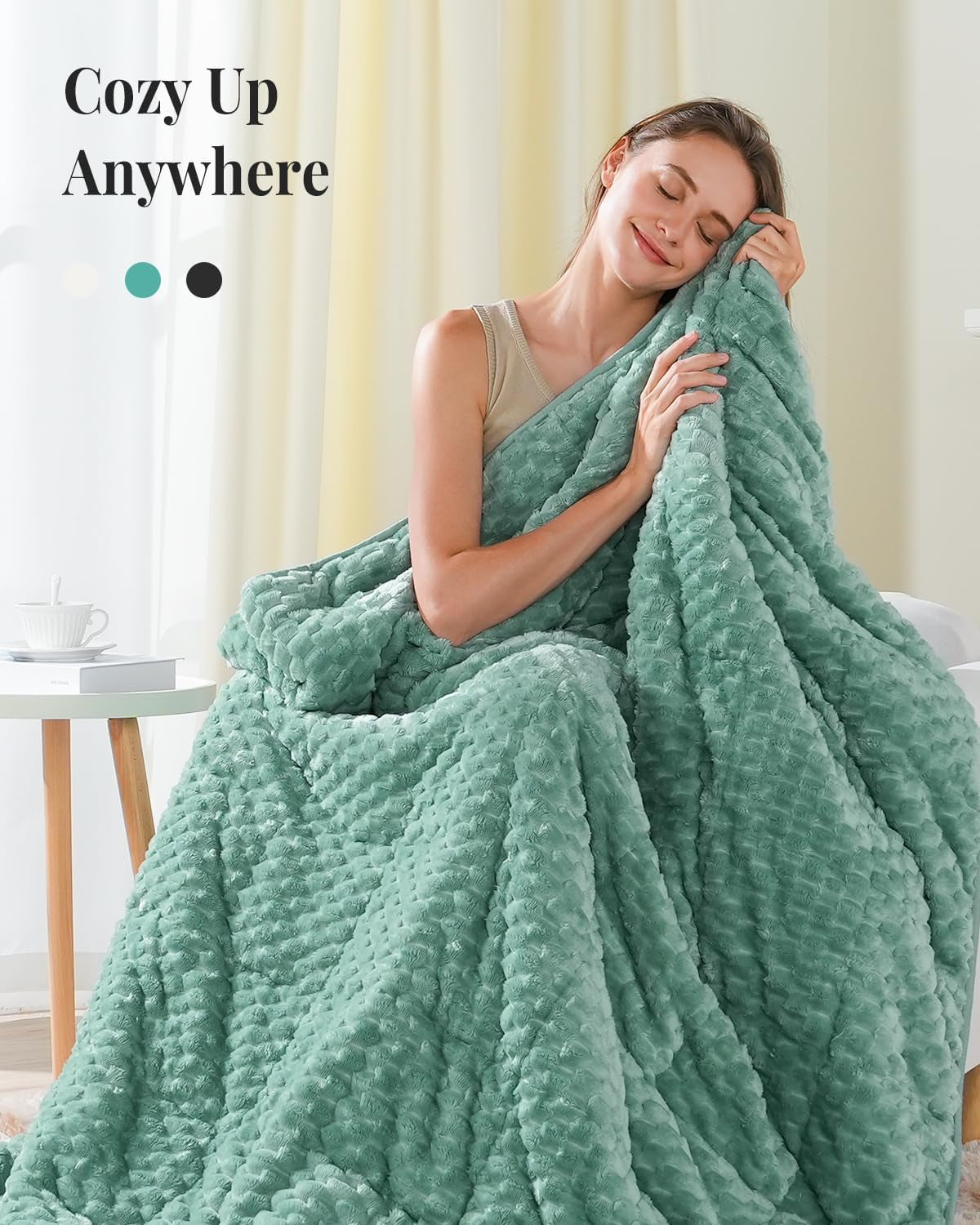 Weighted Blanket for Adults, 20Lbs 60 X 80 Queen Size for Bed
