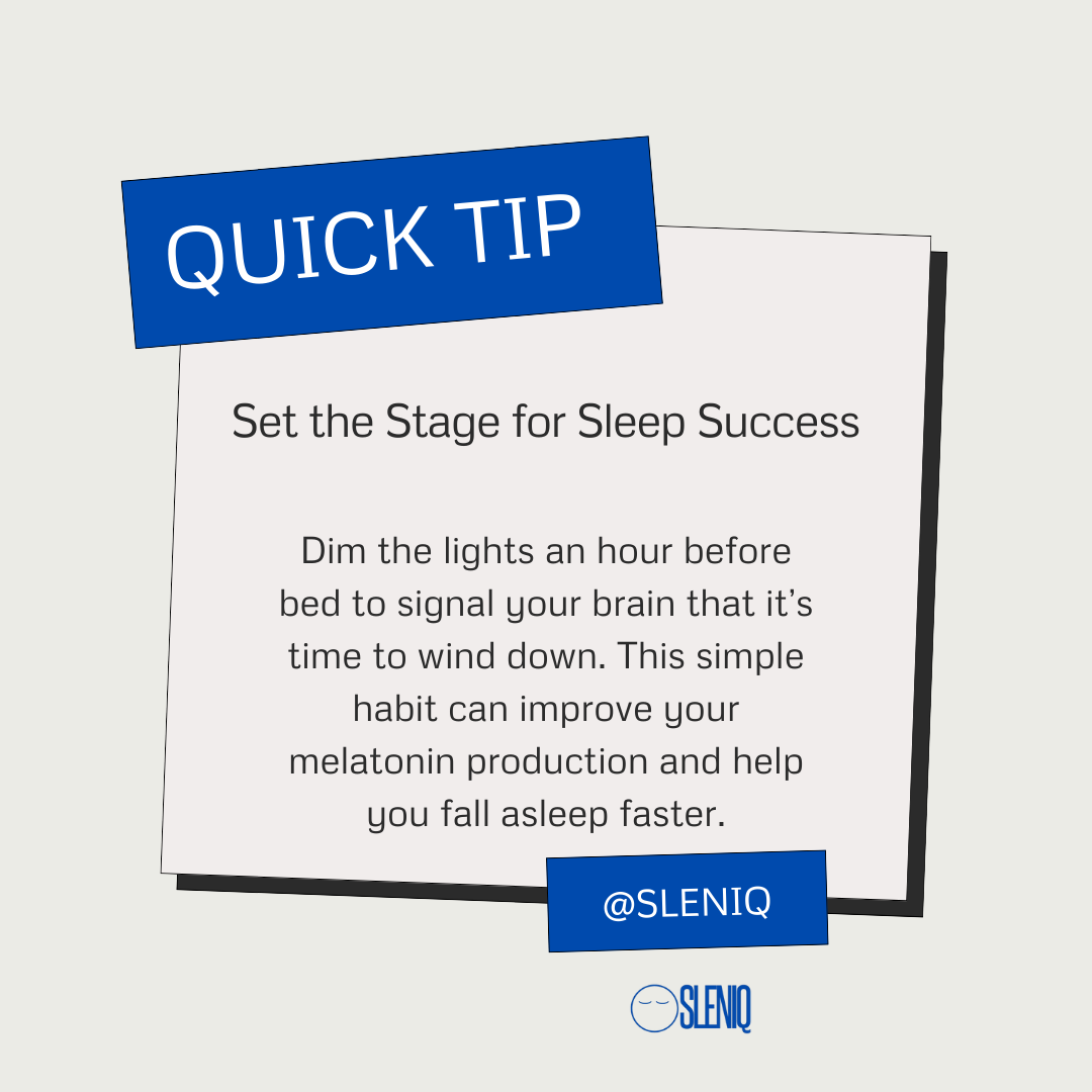 Dim Lights, Melatonin And Rituals For Better Sleep