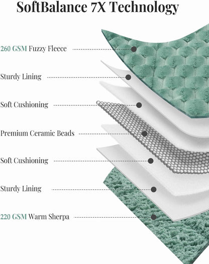Weighted Blanket for Adults, 20Lbs 60 X 80 Queen Size for Bed
