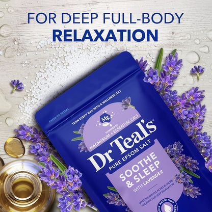 Advanced Dr. Teals Lavendar Scented Epsom Salt, 48 Oz