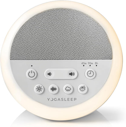 Nod White Noise Sound Machine, with Soft Night Light & Sleep Timer, 20 Sound Options Including Lullabies, Nature & Pink Noise, Sleep Aid for Baby & Adults, Noise Canceling for Office Privacy