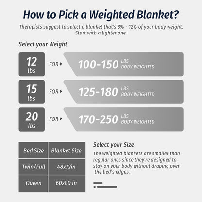 Sherpa Fleece Weighted Blanket for Adult 15 Lbs King 80"X87" Grey