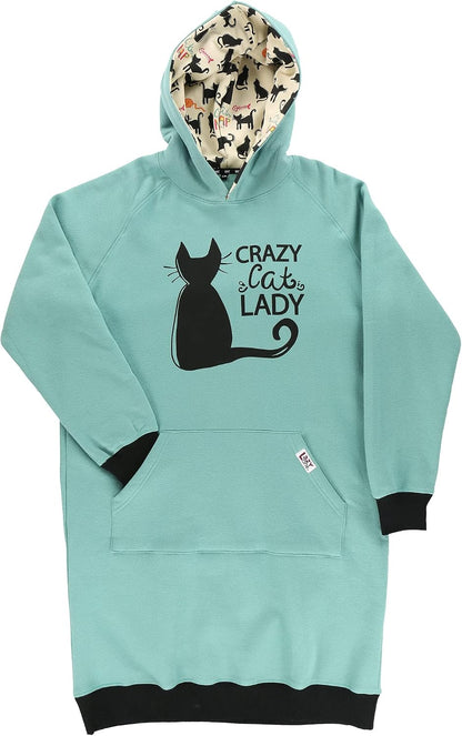 Lazyone Oversized Hoodie Sweatshirt, Comfortable Sleepwear, Sweater Dresses