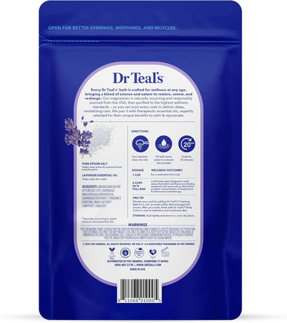 Advanced Dr. Teals Lavendar Scented Epsom Salt, 48 Oz