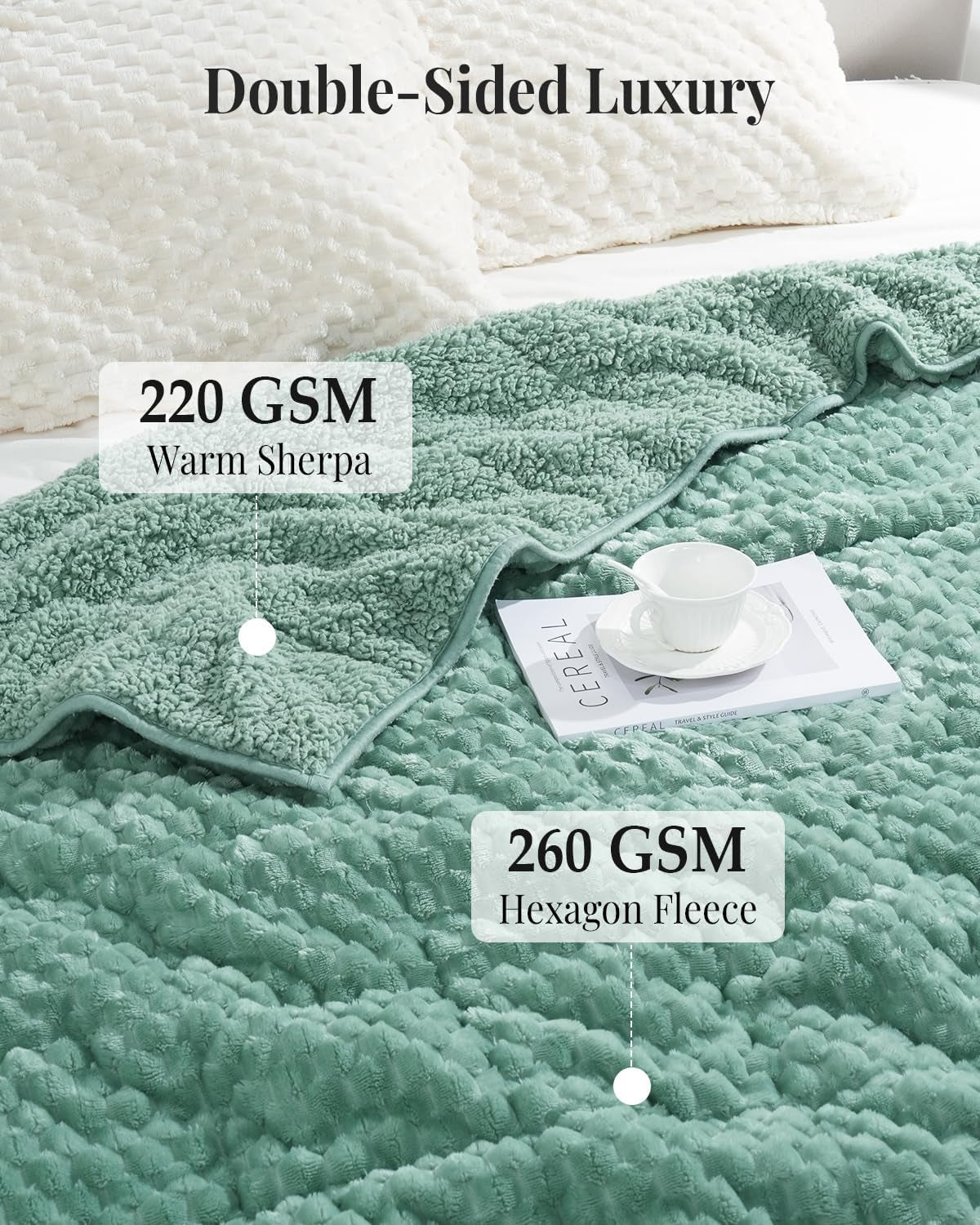 Weighted Blanket for Adults, 20Lbs 60 X 80 Queen Size for Bed