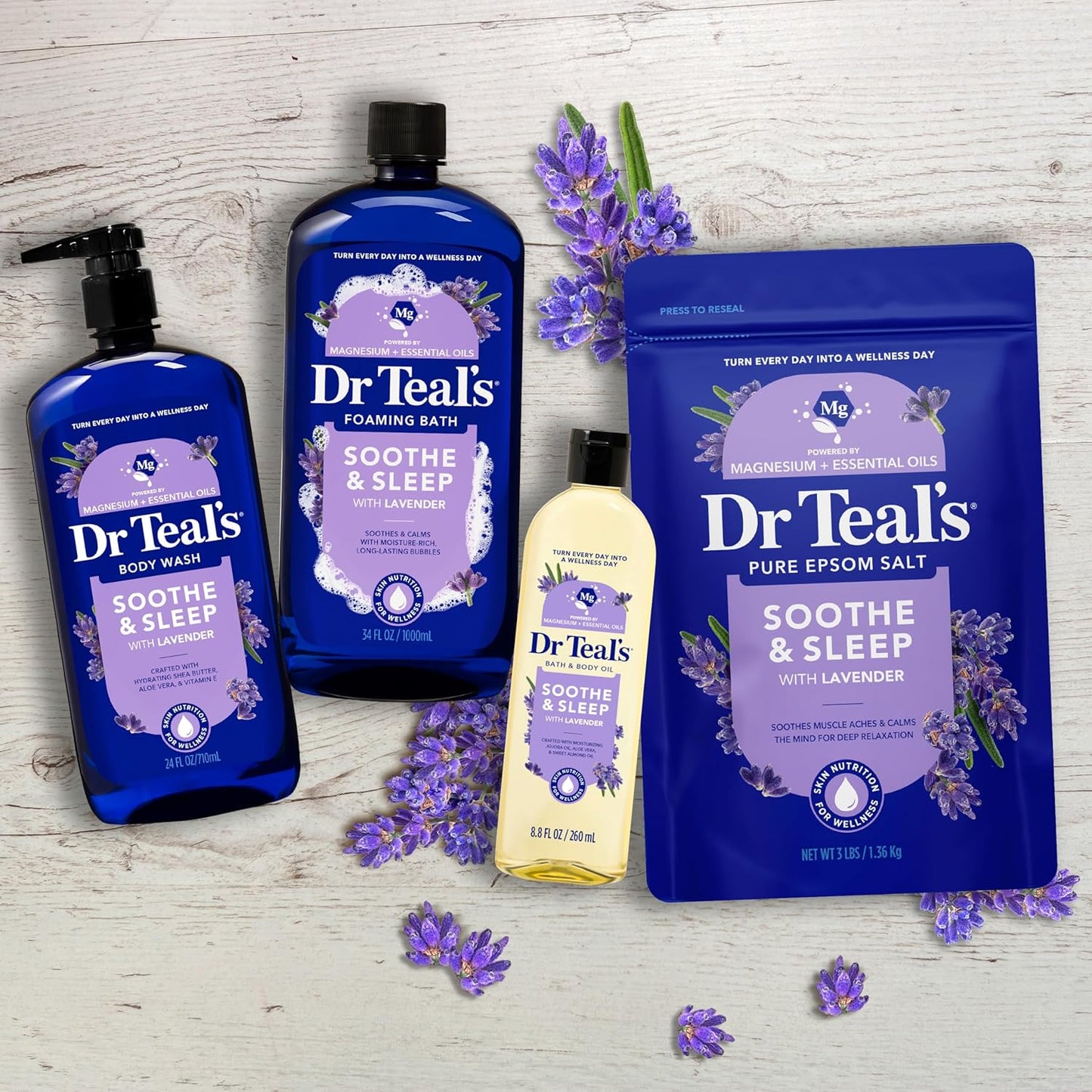 Advanced Dr. Teals Lavendar Scented Epsom Salt, 48 Oz