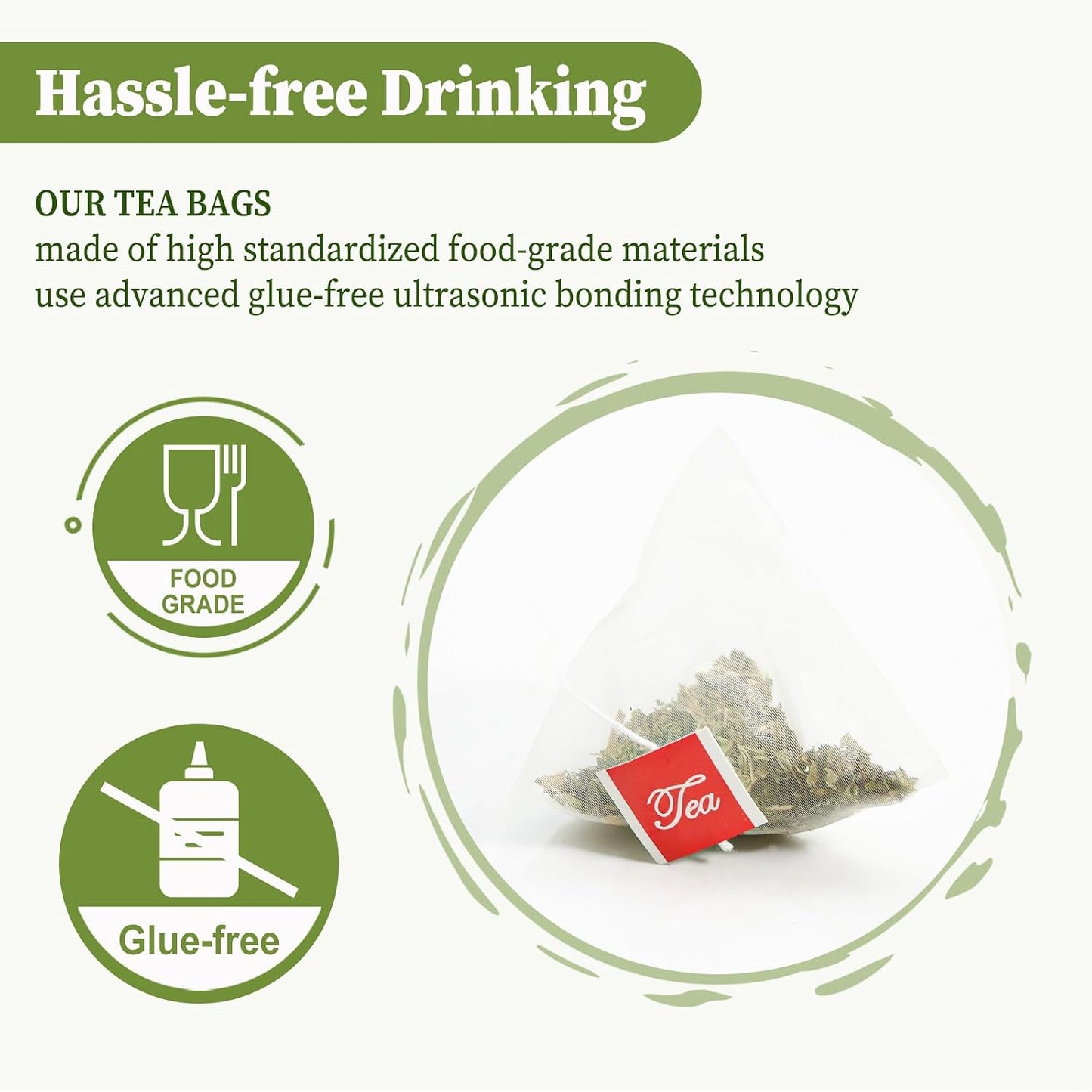 - Lemon Balm Tea Bags, 40 Count, Natural Lemon Balm Leaves