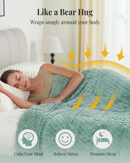 Weighted Blanket for Adults, 20Lbs 60 X 80 Queen Size for Bed