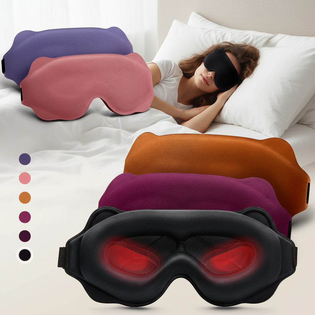 3D Sleeping Mask Block Out Light Sleep Mask for Eyes Soft Sleeping Aid Eye Mask for Travel Eyeshade Night Breathable Slaapmasker