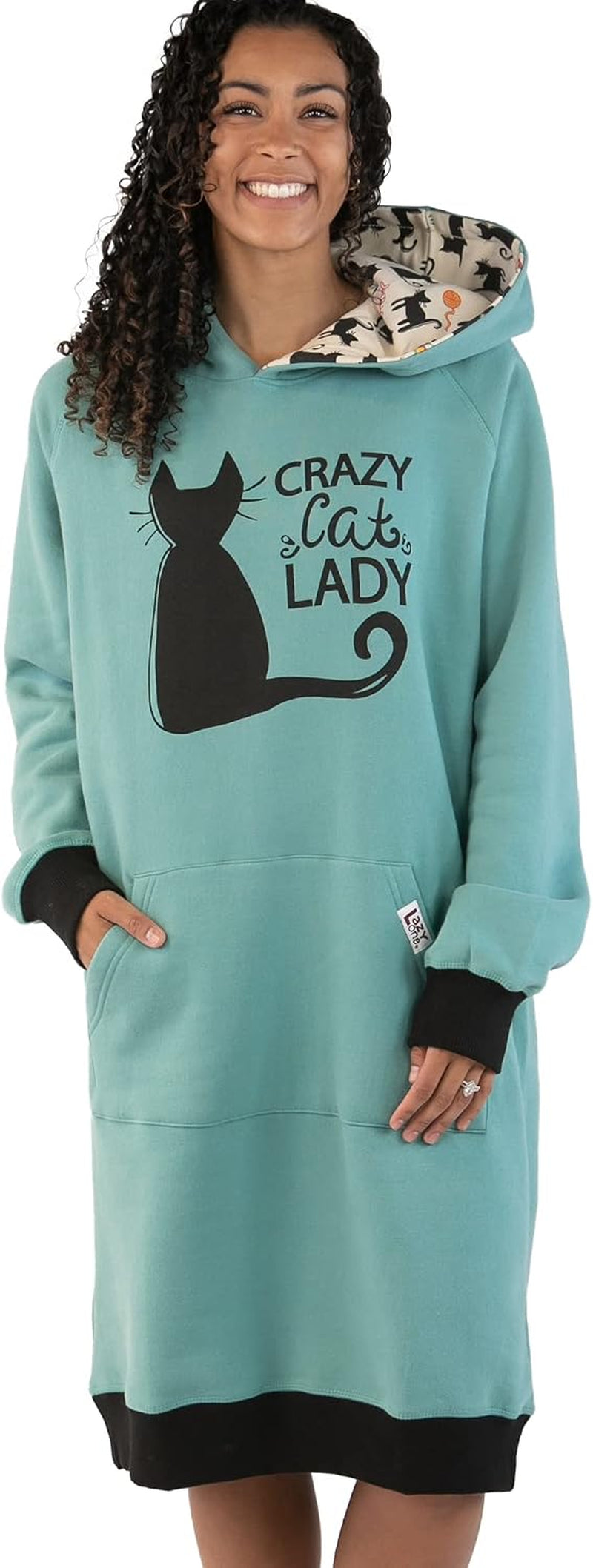 Lazyone Oversized Hoodie Sweatshirt, Comfortable Sleepwear, Sweater Dresses