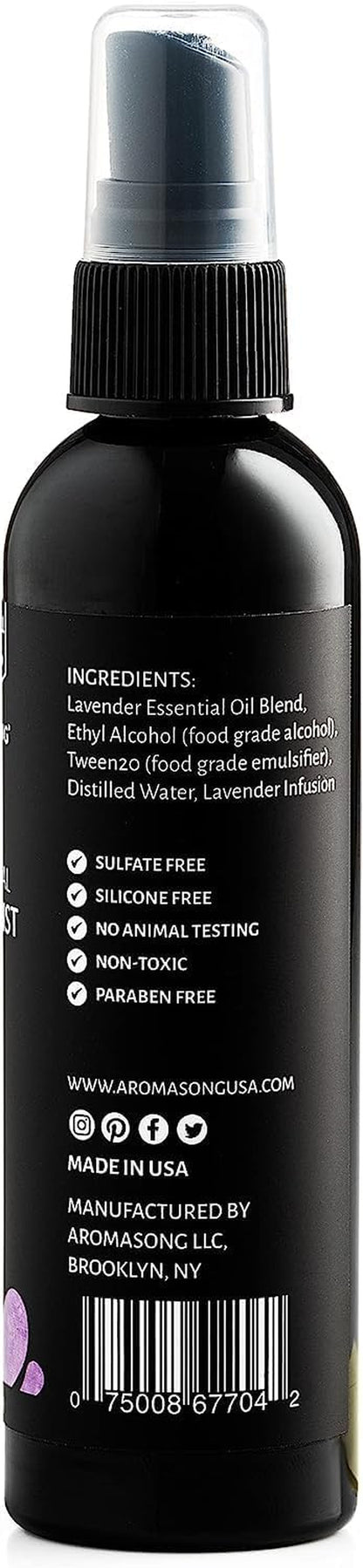 Lavender Pillow Spray for Sleeping - All Natural Calming Linen & Bedtime Sleep Mist for Deep Sleep - Pillow Spray Aromatherapy with Botanical Essential Oils for Relaxing Stress